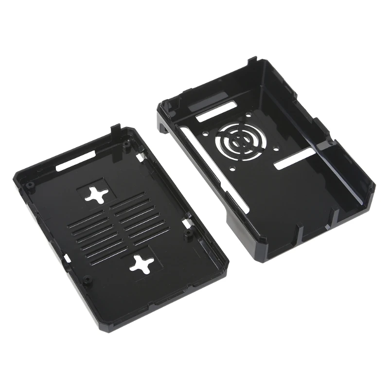 Чехол из АБС пластика с прозрачной коробкой охлаждающим вентилятором для Raspberry Pi