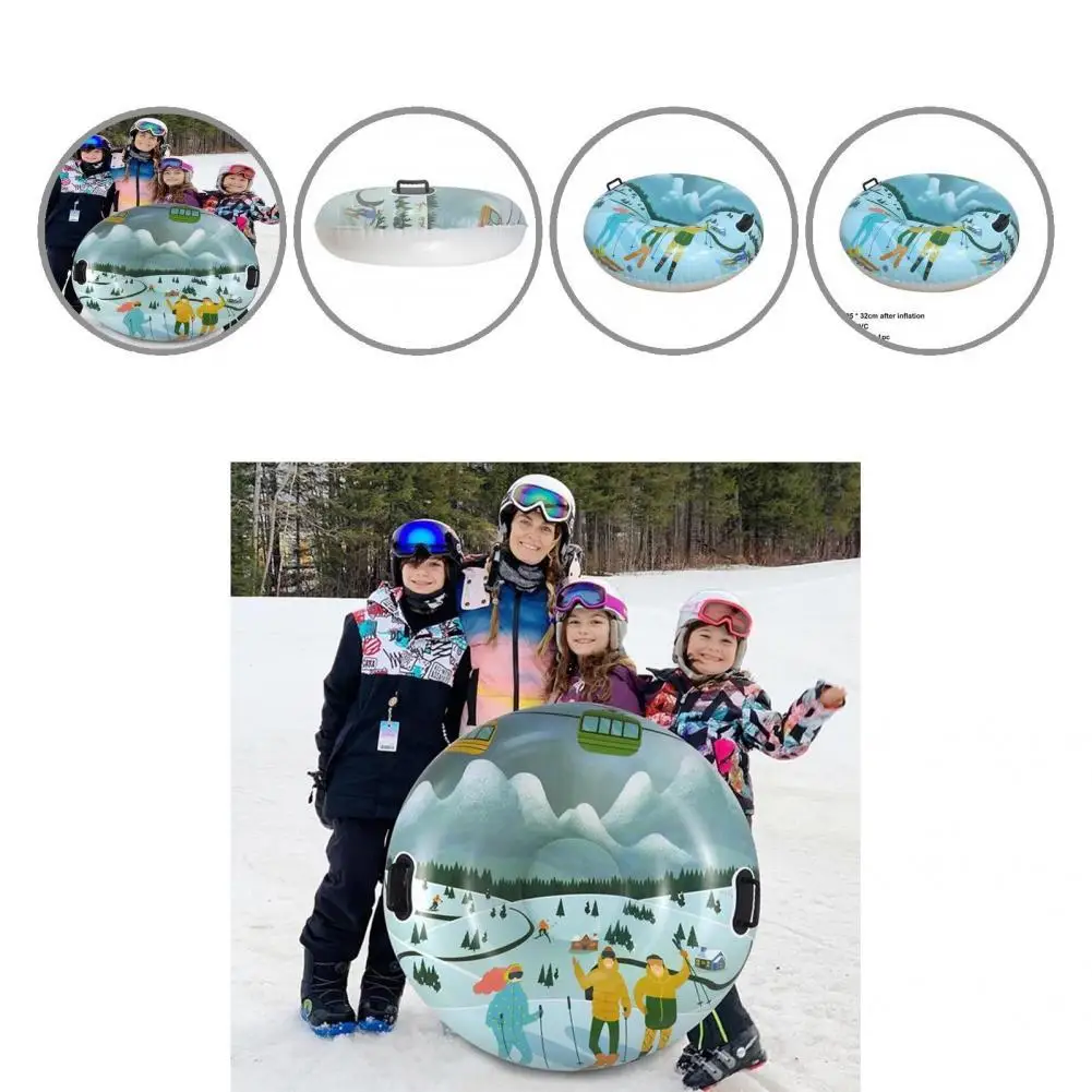 

Thicken Environmentally Friendly Nice-looking Reusable Cold-resistant Inflatable Sled Snow Sled for Skiing