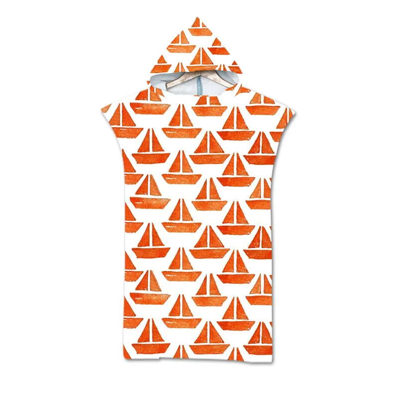 

Cartoon hooded beach towel printing microfiber bath towel children swimming adult bath towel set