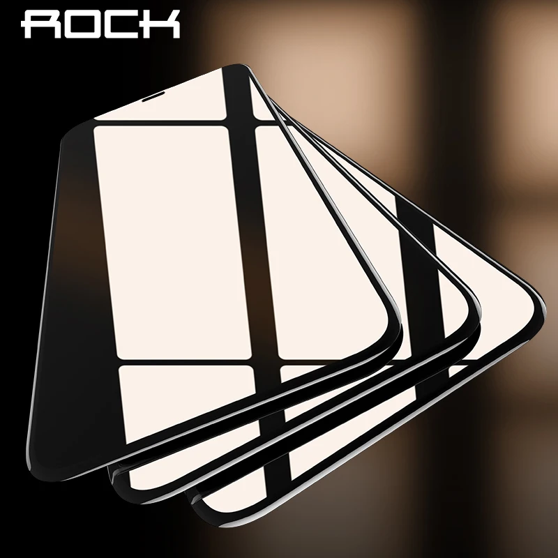 Высокопрочное закаленное стекло ROCK защитная пленка для iPhone 11 pro max XR 3 шт. не полная
