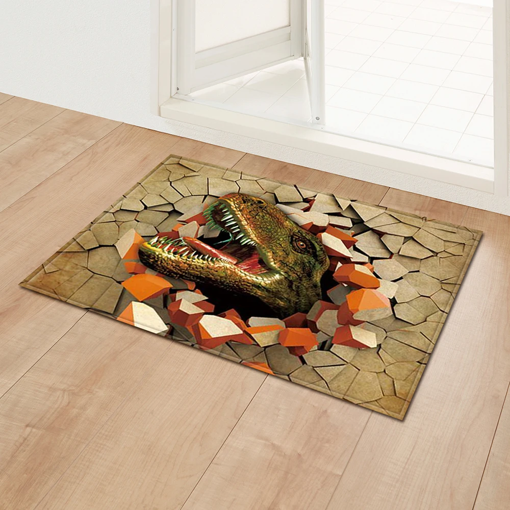 Нескользящие ковер мягкий Фланнер коврик Гостиная Спальня грязи в охотничьем