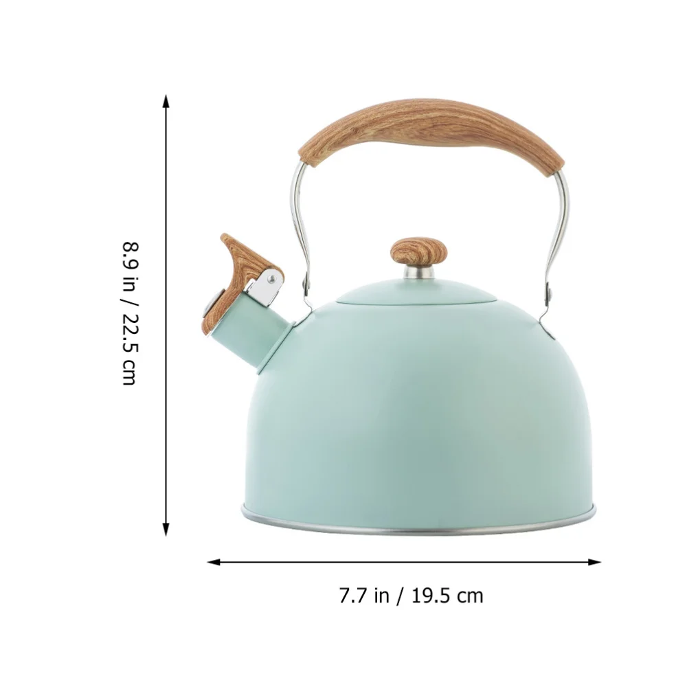 

1pc 2.5L Whistling Tea Pot Fashionable Hotel Teakettle Water Heating Teakettle