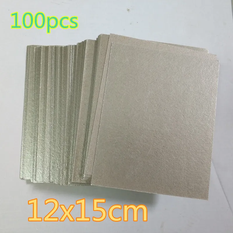 

100pcs 12*15cm Spare parts for microwave ovens mica microwave mica sheets microwave oven plates