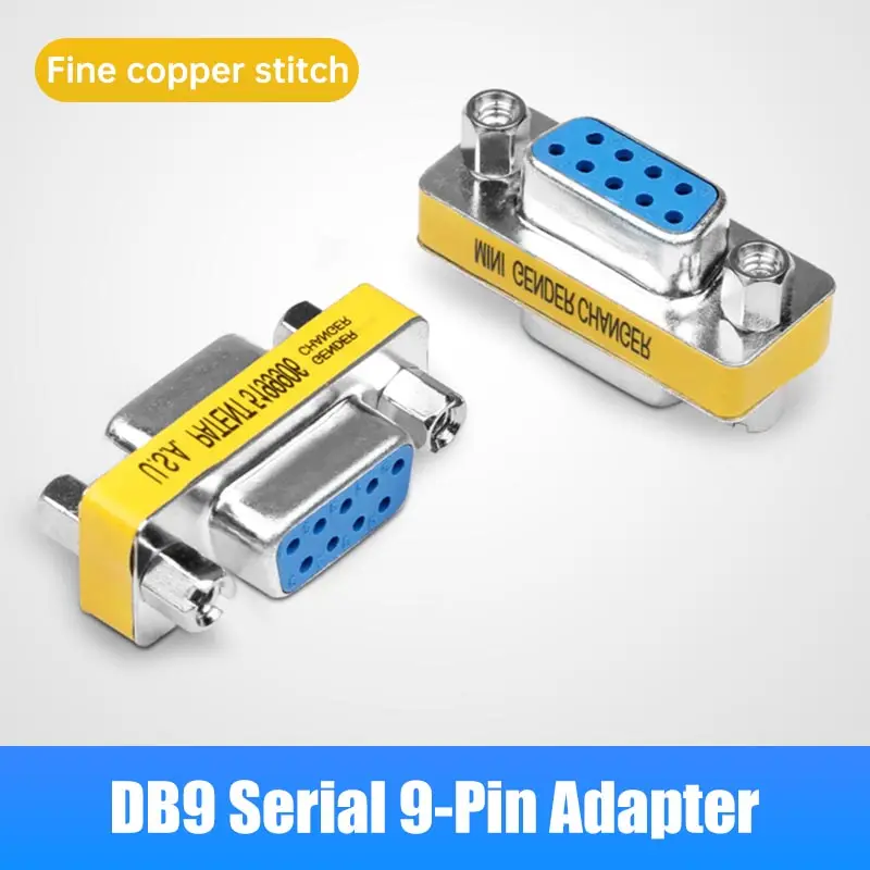 1 шт. переходник разъема DB9 DB15 Female на Mini Gender Changer Adapter Connector 9Pin 15 Pin RS232 Series Male Female COM Connectors