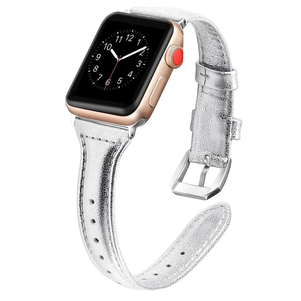 Ремешок из натуральной кожи для Apple Watch браслет iWatch Series 5 4 3 2 1 42/44 мм 38/40 | Наручные