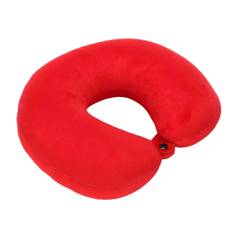 

U Shaped Travel Pillow Particles Neck Car Plane Pillows Soft Cushion Home Outdoor Textile DIN889