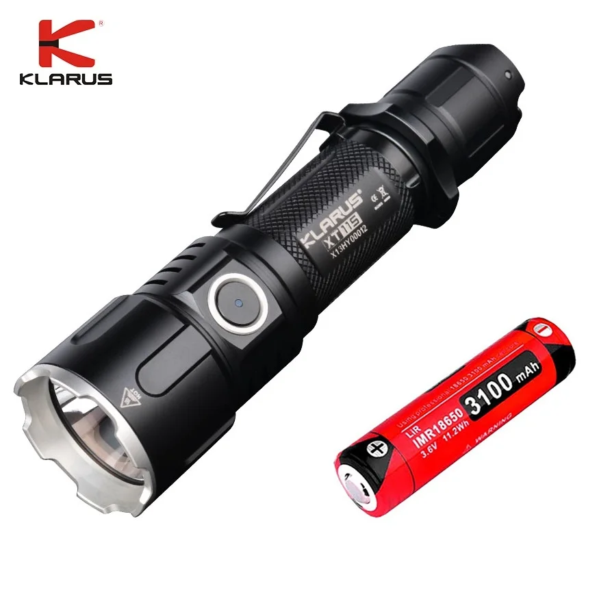 Кларус XT11GT тактический светодиодный фонарик 2000LM CREE XHP35 фонарь, заряжающаяся от usb-дисплея подставка+ 2600 мА/ч, 18650 Батарея для Охотничьи товары из Китая, оборудование