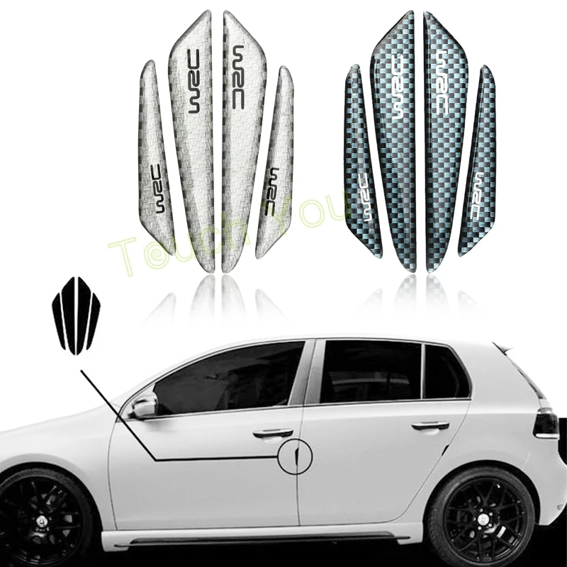

Car Door Scratch Protector Anti-collision Trim Stickers for Jeep Renegade Wrangler JK Grand Cherokee Compass Patriot Liberty 6pc