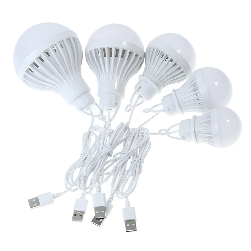 

LED Lantern Portable Camping Lamp Mini Bulb LED USB Power 3W 5W 7W 9W 12W