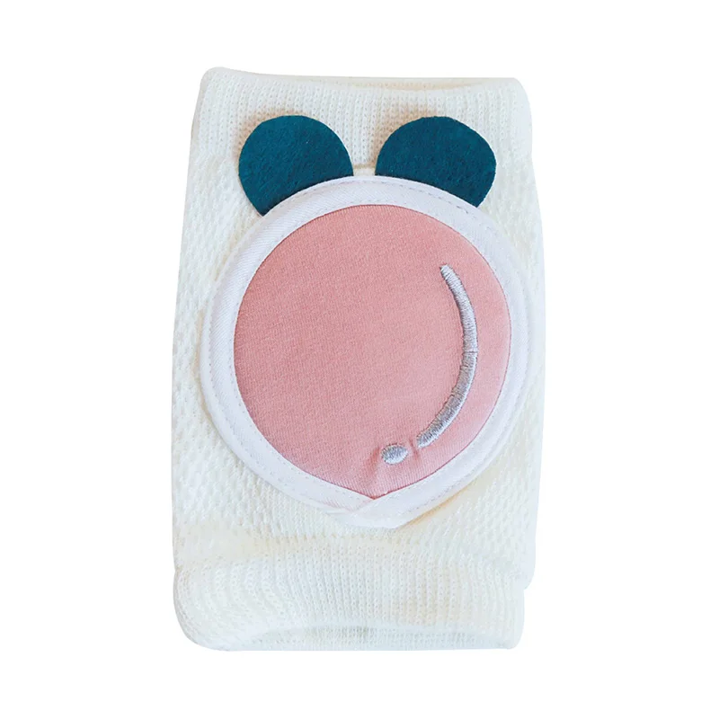 Rodilleras de algod&oacute;n con dibujos animados para beb&eacute;, Protector Flexible de seguridad para gatear, rodilleras cortas para ni&ntilde;os, calentadores de piernas infantiles-2