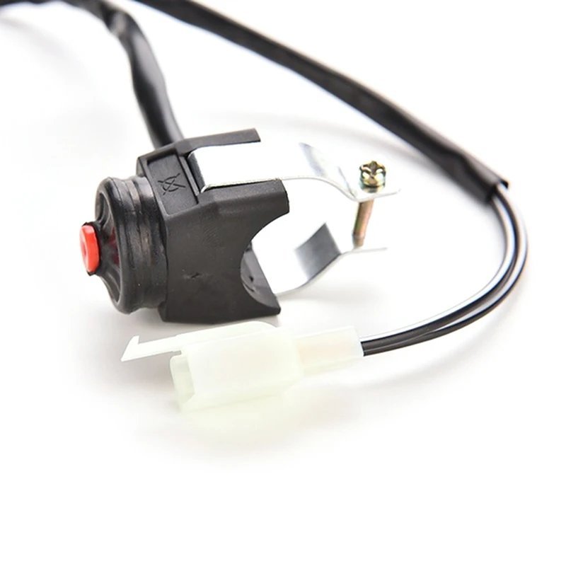 

ATV UTV Dual Sport Motorcycle Kill Switch Red Push Button Horn Starter Dirt Bike