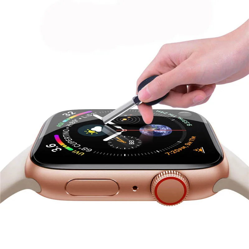 Защитное стекло для экрана apple watch 4 iWatch 5 полоса 42 44 38 40 мм закаленное HD