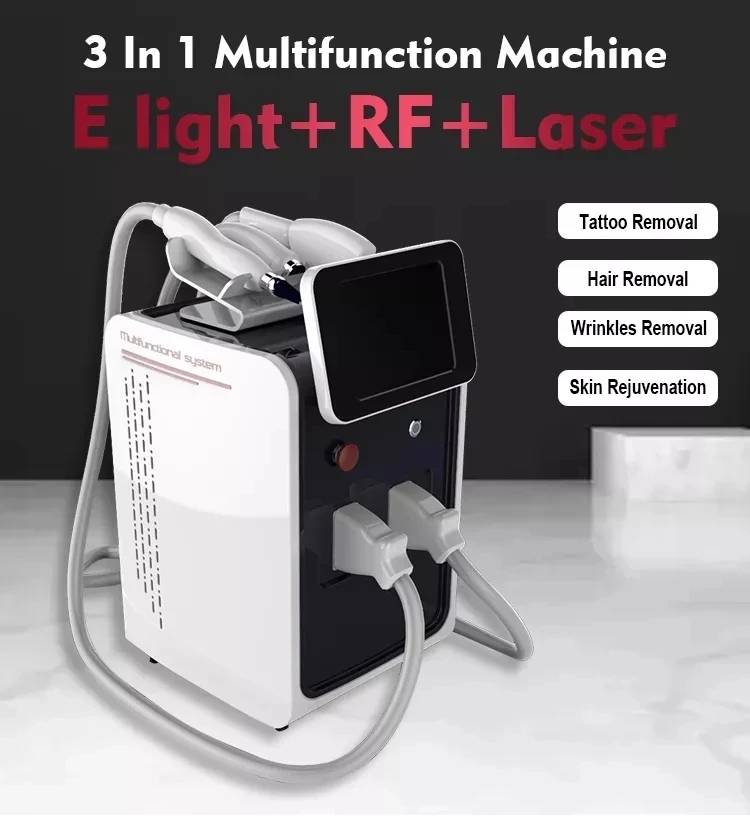 

2022 Factory Price Good Quality Face Lifting Nd Yag Ipl Hair Diode Laser Removal Machine portable IPL+RF+Nd yag laser machine