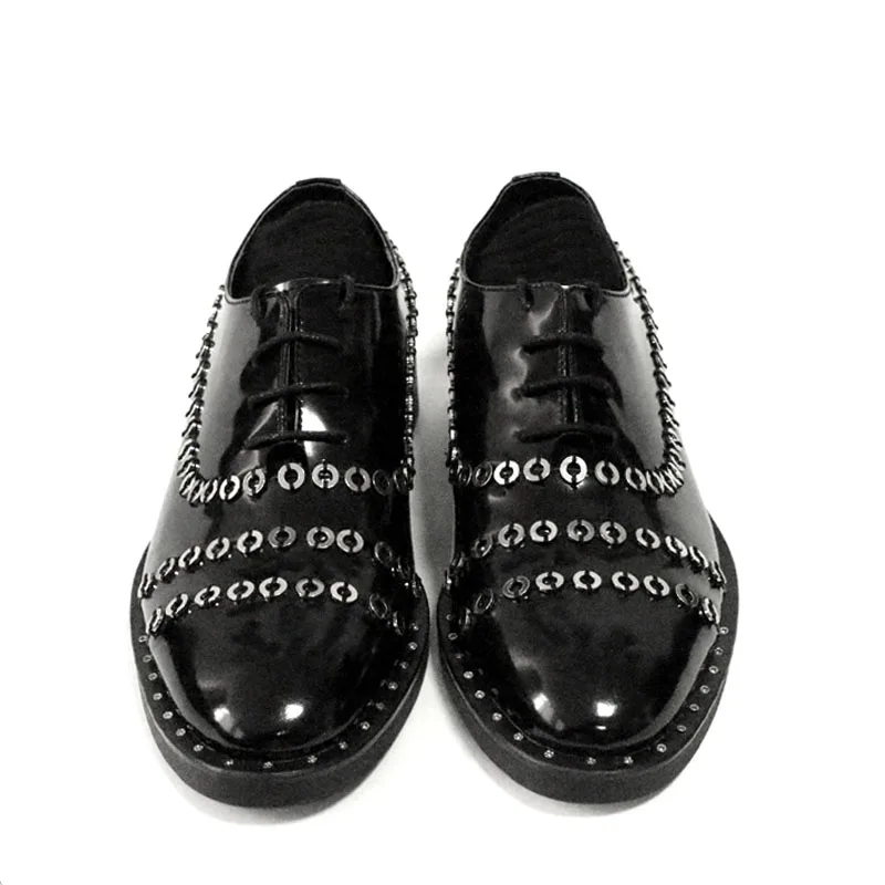 Новинка готические медные кольца ручной работы итальянские туфли из натуральной