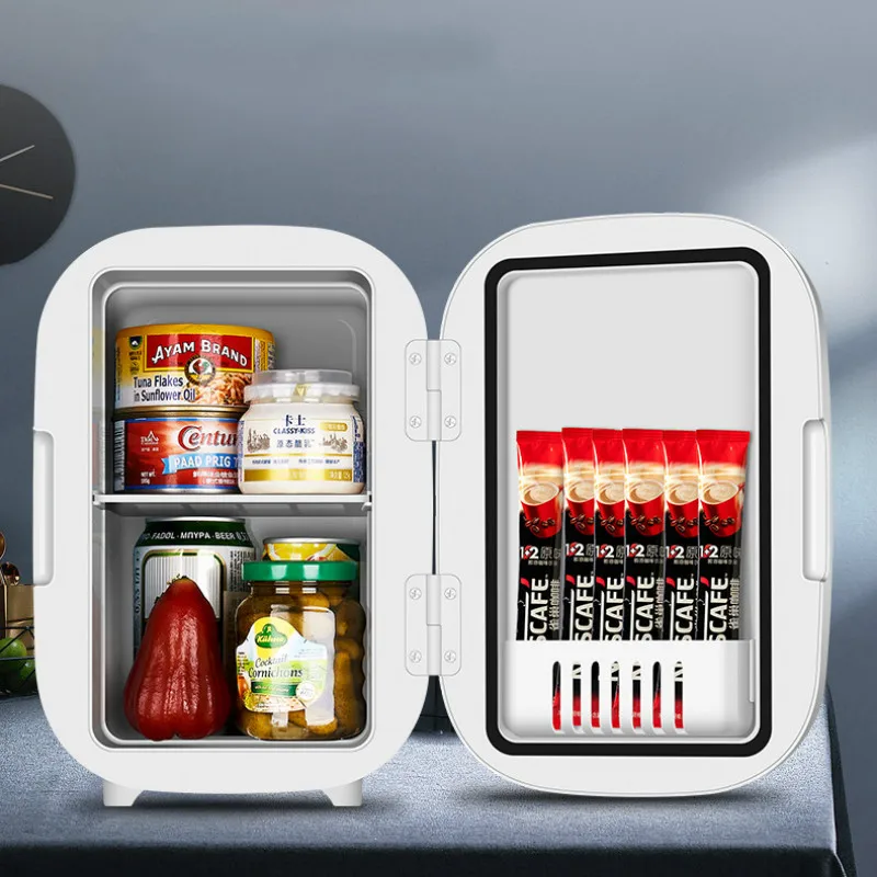 

Холодильники для макияжа, 6 л, для дома и офиса, 12/220 В, электрические, небольшие холодильники, морозильная камера, Настольный охладитель, подо...