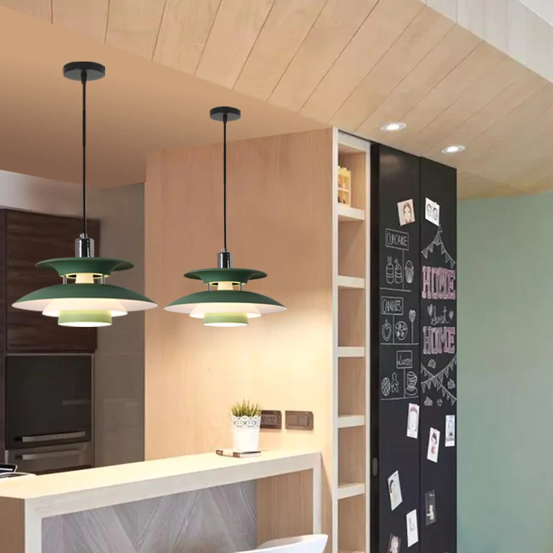 Nordic Modern Design PH E27 подвесные светильники обеденный стол кухня спальня коридор