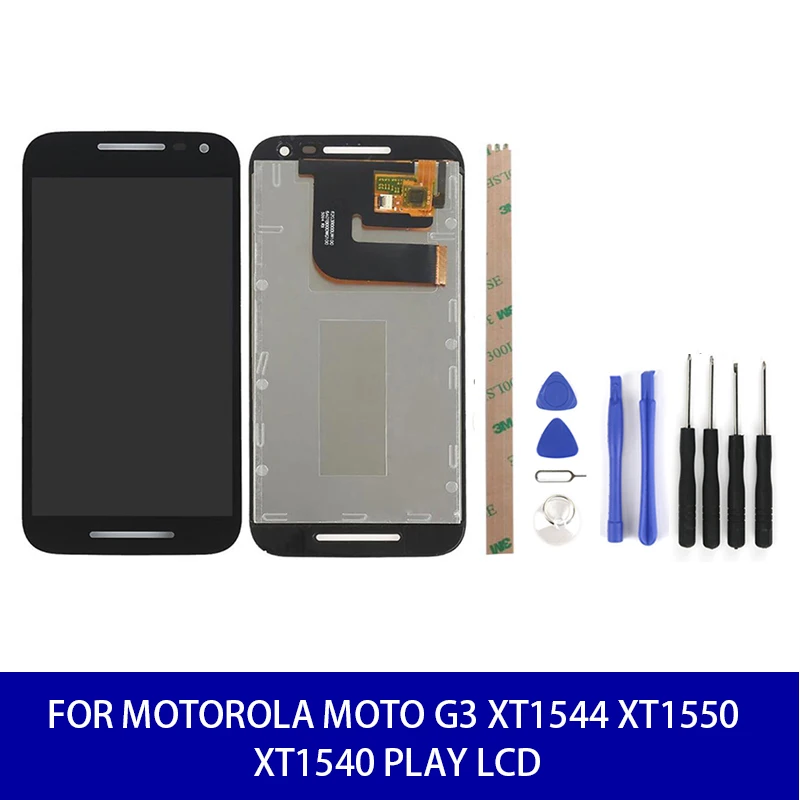 Оригинальный ЖК дисплей для Motorola Moto G3 XT1544 XT1550 XT1540 Play с сенсорным экраном и