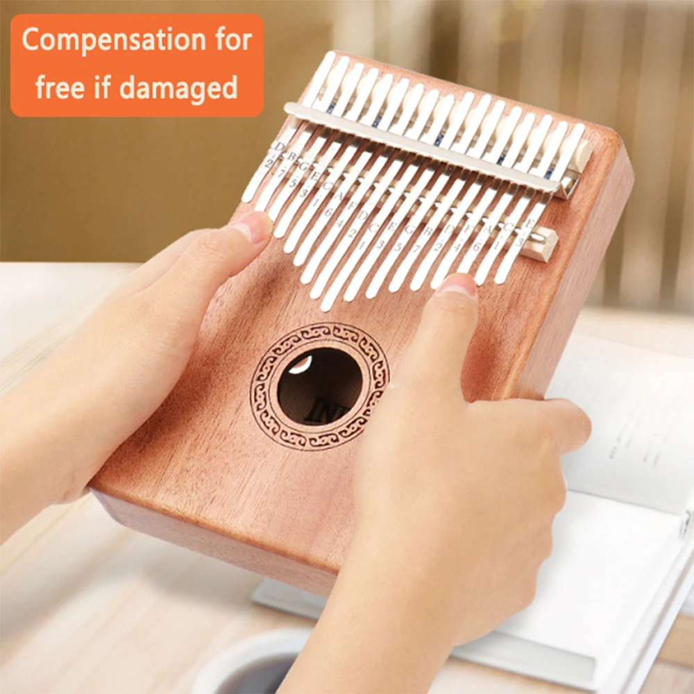 

17 keys Kalimba Keyboard Thumb Piano Thumb Piano Music Instrument Wooden Musical Instruments Calimba 17 Peach wood Baby Gift