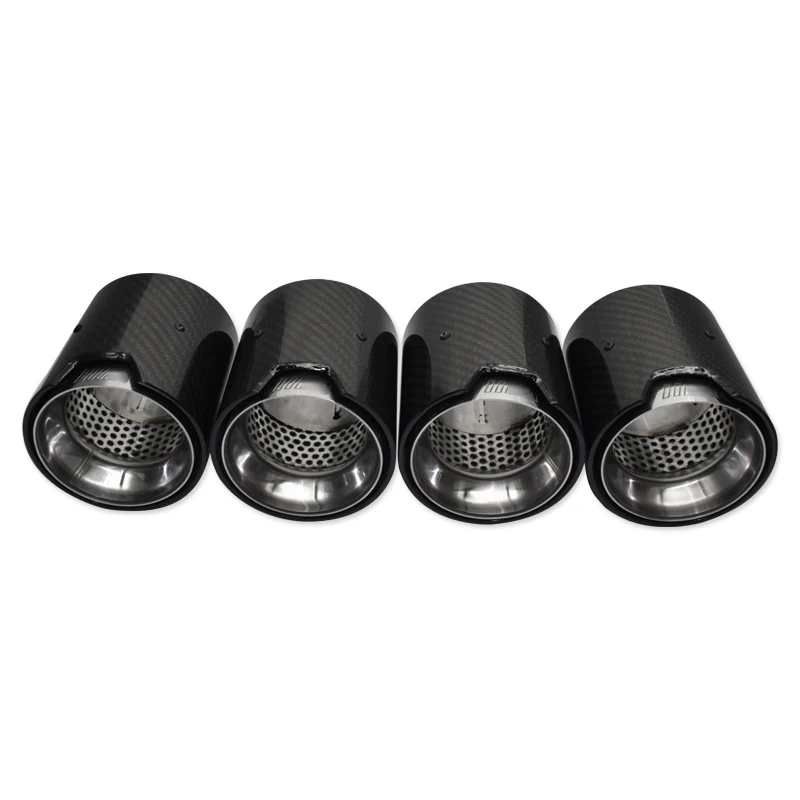 1 шт. логотип M из углеродного волокна без сварки автомобильный глушитель