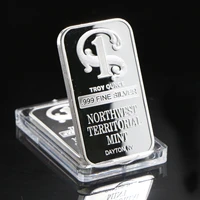 999 silver plated north american commemorative coin collectibles home decoration