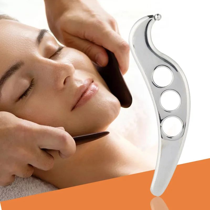 

Gua Sha Tool Stainless Steel Manual Scraping Massager Physical Therapy Skin Care Tool Release Tissue Mobilization