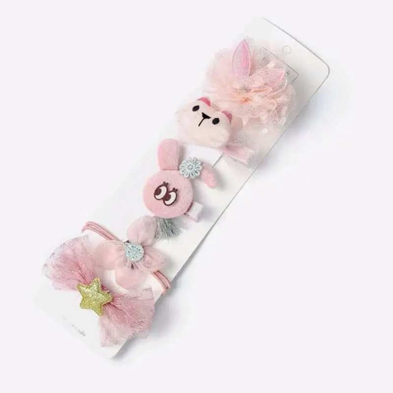 Новые модные галстуки бабочки заколки для волос девочек детские с мультяшным