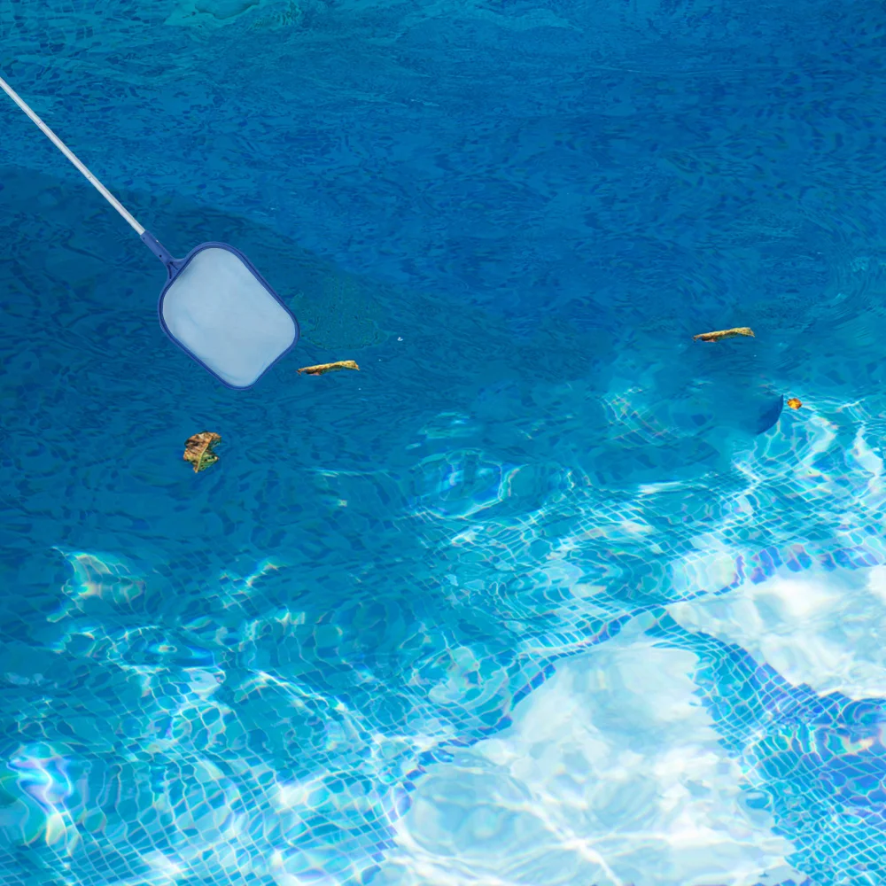 

1 Set of Shallow Swimming Pool Net Professional Cleaning Pool Tool (Blue)