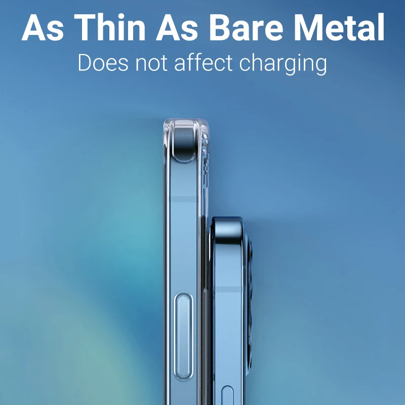 Square TPU Clear Case for iPhone 11 Case Wireless Charger Magnetic Magsafing Fundas Iphone 11 12 13 Pro Max 13 12 Mini Cover