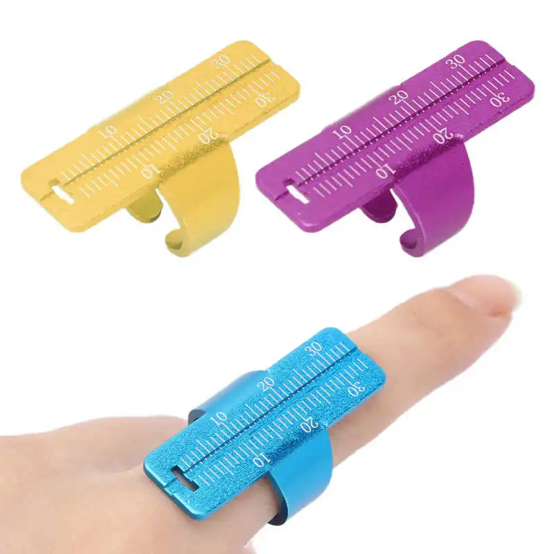 Эндододонтический измерительный прибор рулетка для пальцев из алюминиевого