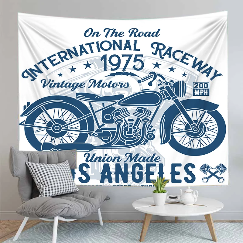 

3D Motorcycle Wall Hanging Tapestry Living Room Decor Home Decoration