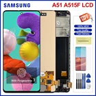 Оригинальный экран A51 для Samsung Galaxy A51, ЖК-дисплей, сенсорный экран, дигитайзер, панель с рамкой для Samsung A515 A515F A515FDS
