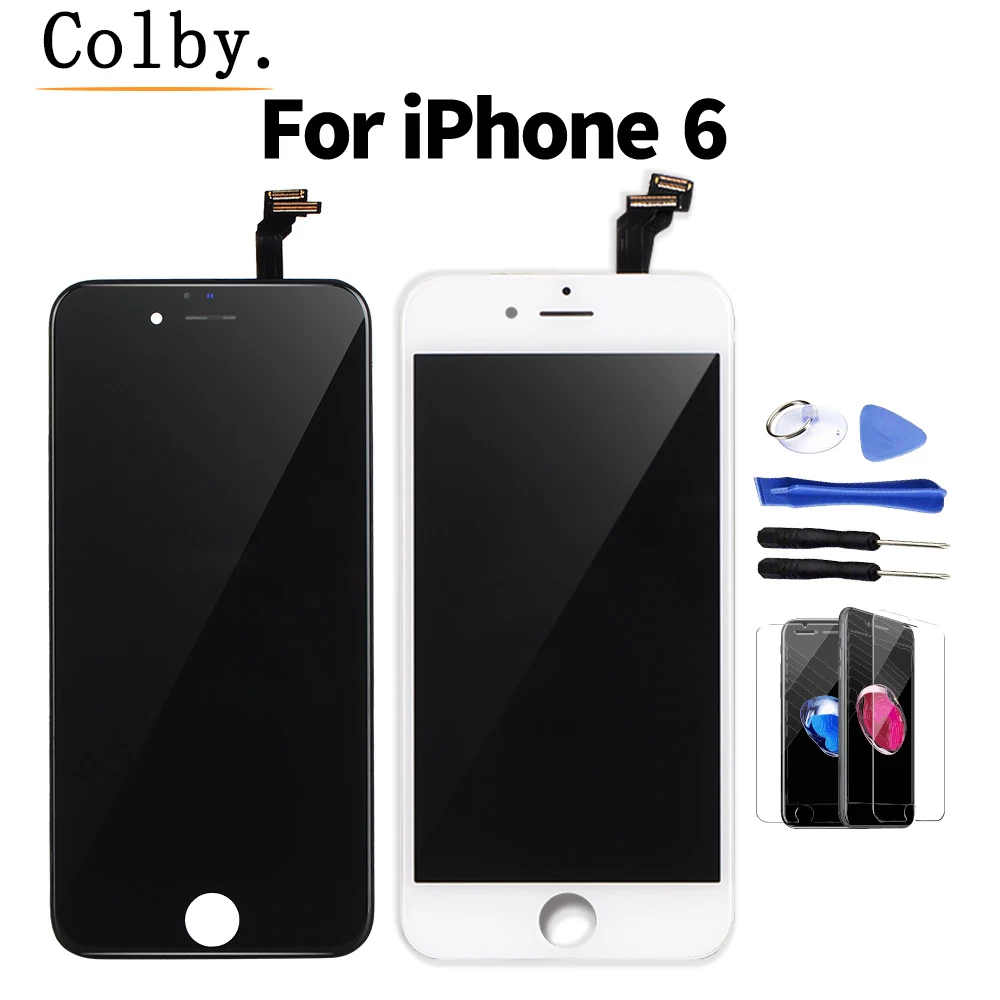 Все протестированные pantalla для iPhone 6 plus ЖК экран дигитайзер в сборе Замена +