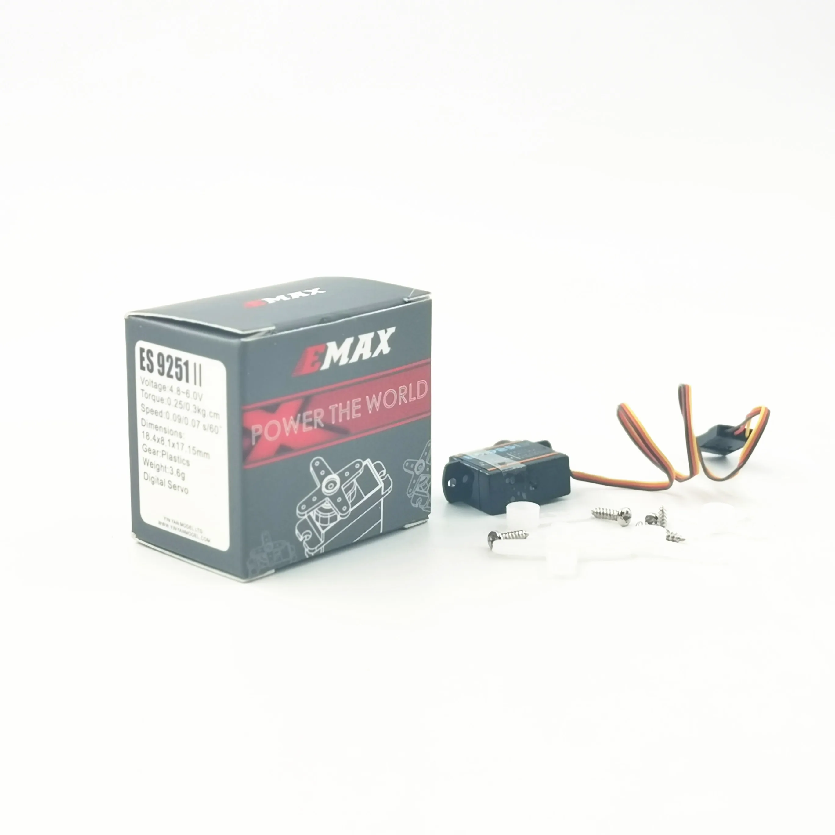 4 шт./лот Emax ES9251 ll 2 5g цифровой сервопривод радиоуправляемый самолет дистанционное