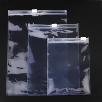 10pcsbag zipper poly bag powder pocket transparent resealable plastic jewelry packaging for diy making