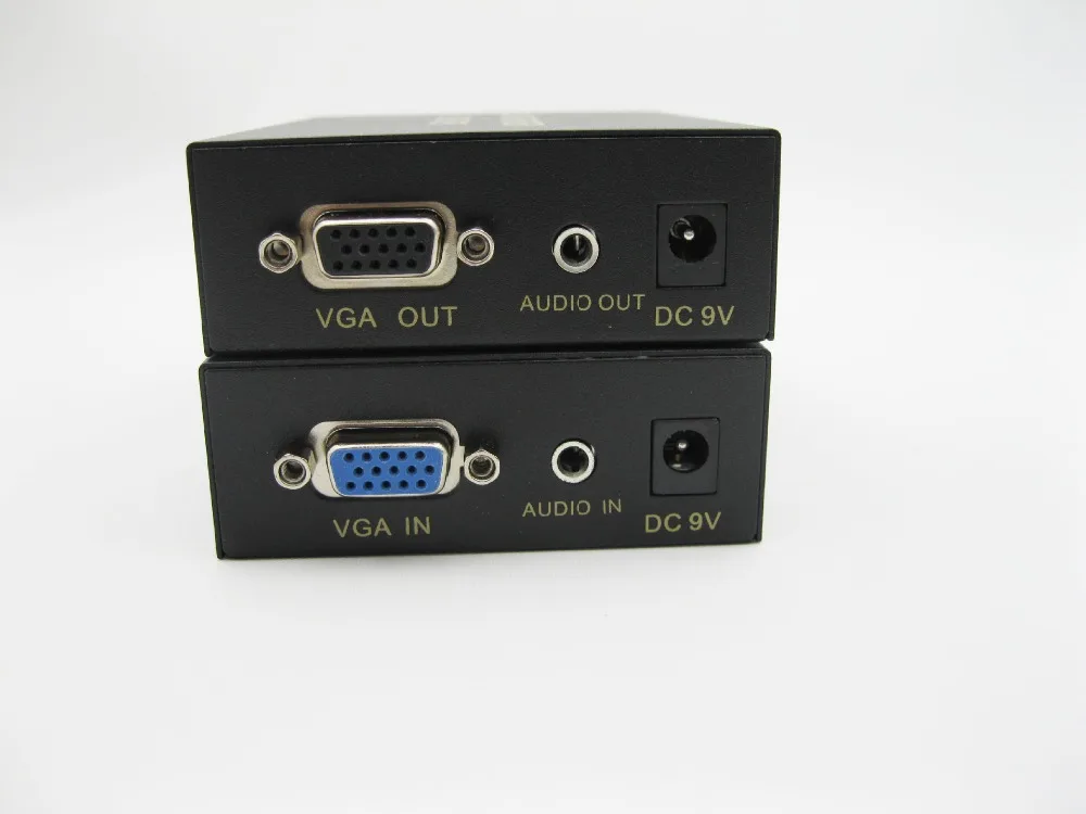 300 м HD 1080P VGA UTP удлинитель 1x1Splitter с аудио по Cat5/5e/6 RJ45 ethernet кабель Поддержка