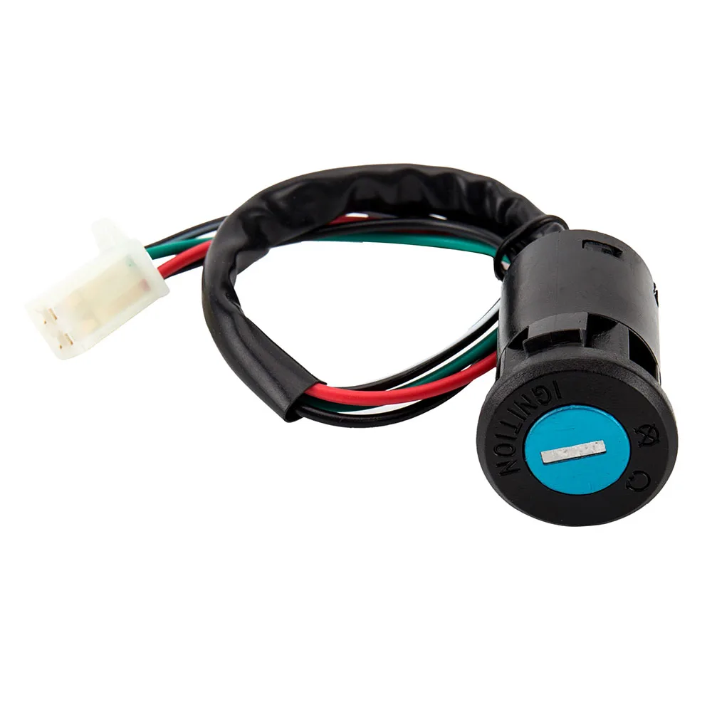 Универсальный ствол зажигания мотоцикла ключ переключатель 4 провода Quad вкл/выкл