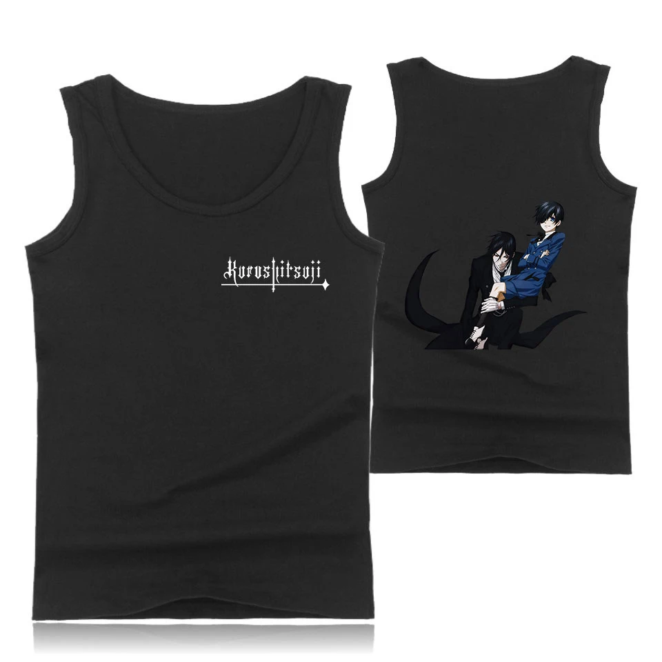 Black Butler New vest top men summer sleeveless fashion 2019 hot trend casual clothing | Мужская одежда