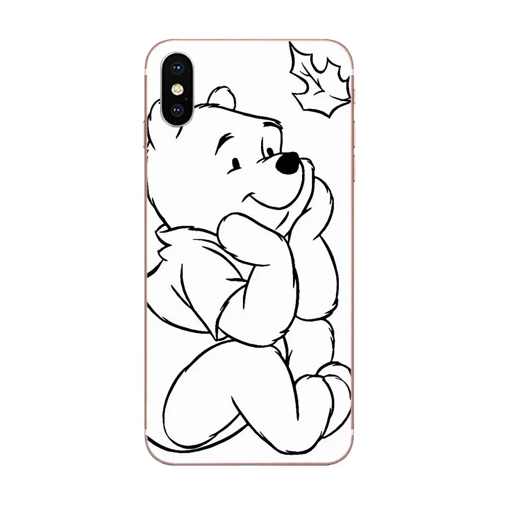 Винни-Пух в осенними листьями модные чехлы для Huawei NOVA 2 V20 Y3II Y5 Y5II Y6 Y6II Y7 Y9 G8 G9 GR3 GR5 GX8