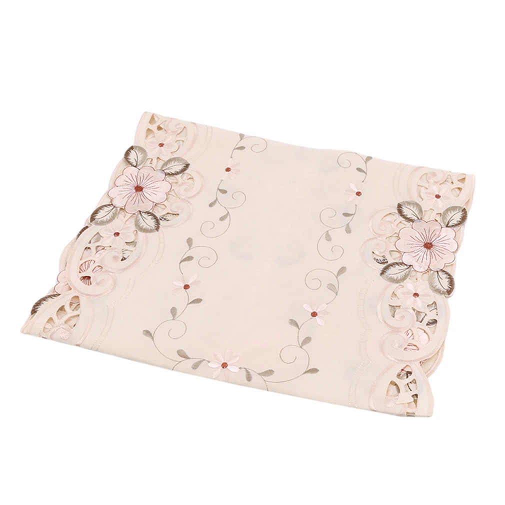 Elegant Printed Table Runner Classical Embroidered European Rectangular Tablecloth For Home Decoration | Дом и сад