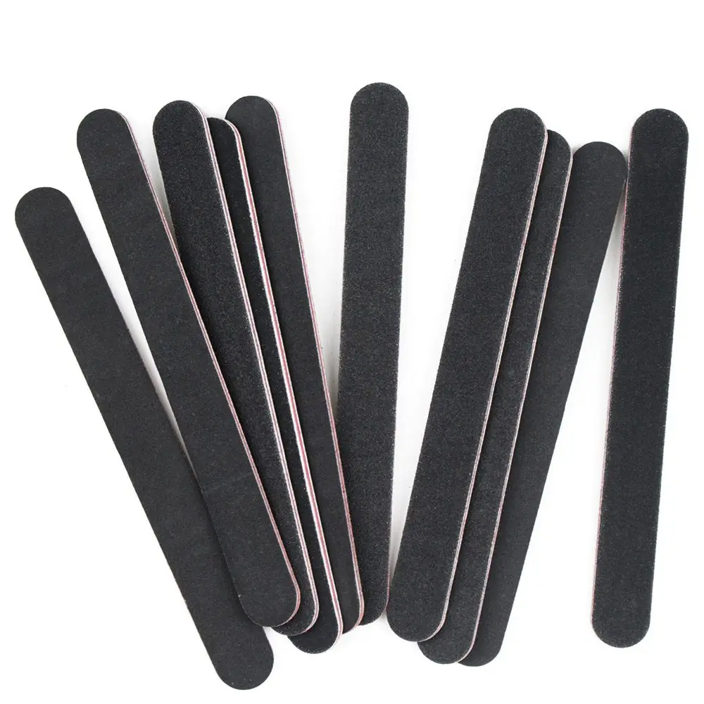 1 шт. пилки для ногтей шлифовка 100/180 круглая зернистость Типсы дизайна