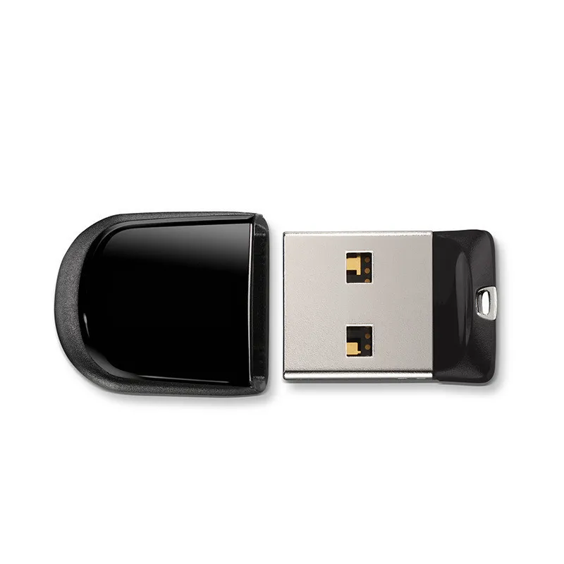 Флеш-накопитель черный супер мини USB флеш-накопитель 64 ГБ 32 16 8 4 Гб флешки бизнес