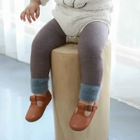 kids winter leggings toddler child girl boy thermal terry thick warm cute pants newborn infant cotton trousers baby accessories