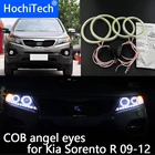 Высокое качество COB светодиодный светильник Белый Halo Cob Led Angel Eyes Ring Error Free для Kia Sorento R 2009 2010 2011 2012