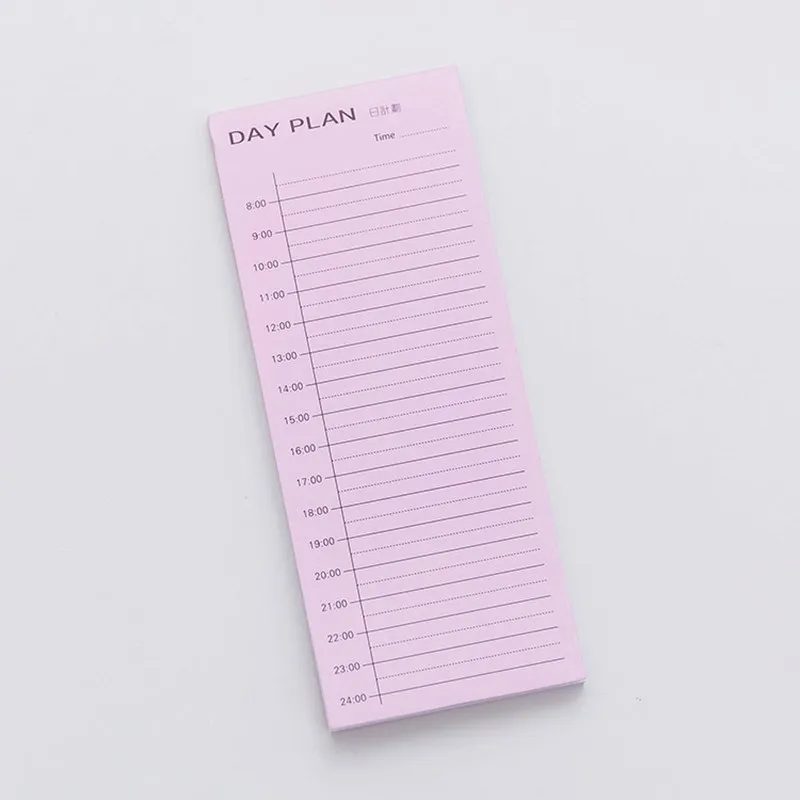

1 Piece Cute Memo Pad Daily Weekly Month Planner List Mini Portable Memo Pad Sticky Notes Office School Supplies