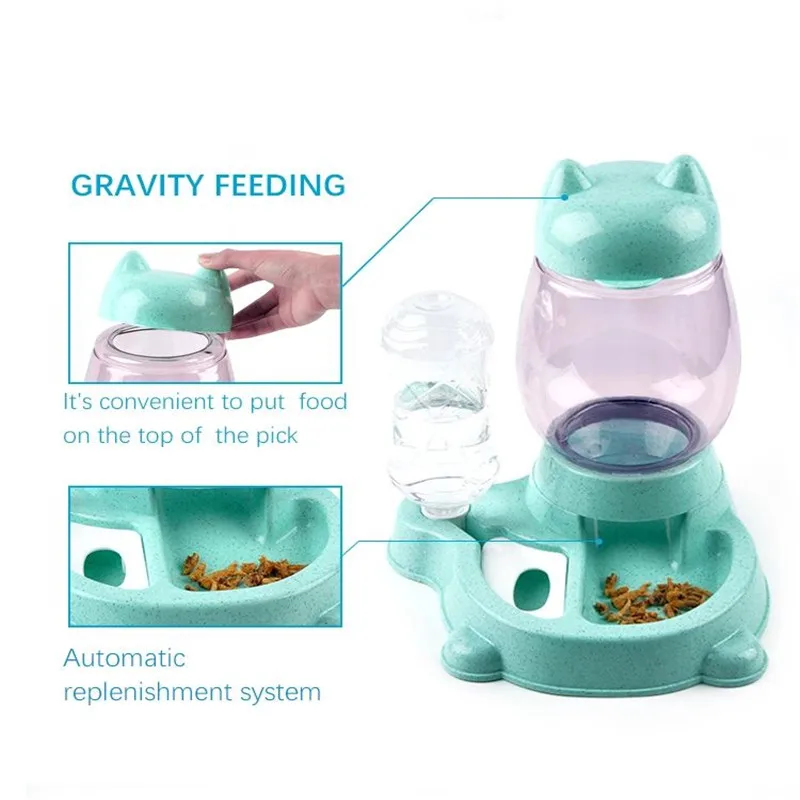 Новая автоматическая кормушка для домашних животных миска собак кошек воды