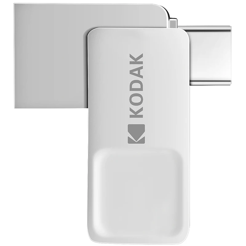 USB флеш накопитель Kodak USB3.1 K223C металлический Type C двойной интерфейс 16 ГБ 32 64 Гб 128