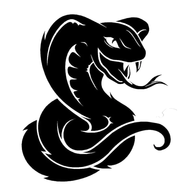 Наклейка змея король наклейка с животными мотоцикл Мода украшение окна личность