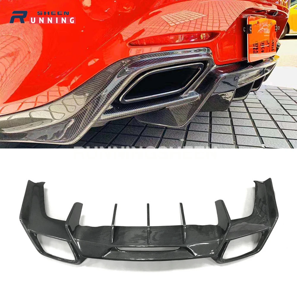 

Комплект для кузова автомобиля, задний диффузор для Mercedes Benz AMG GT AMG GTS AMG GTR Coupe 2 двери 2015 2016 2017, высокое качество, углеродное волокно