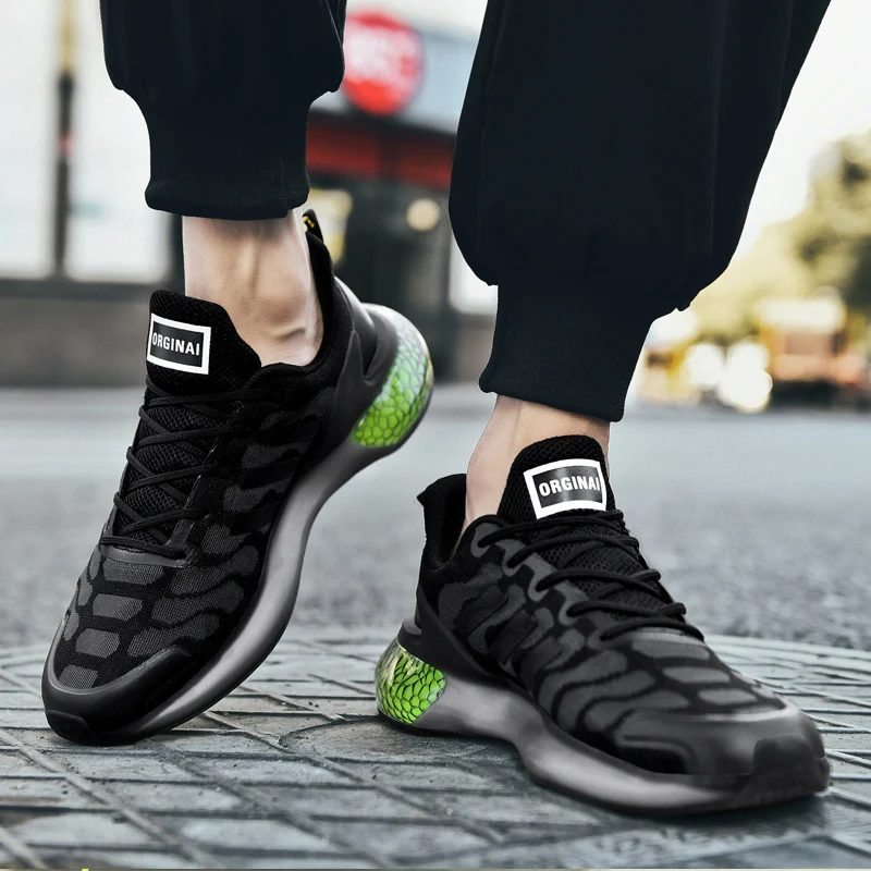 

High Quality Top Brands Men's Sneakers Cozy Light Buffer Wear-resistant Shoes For Men Casual Jogging Shoes scarpe uomo sneakers