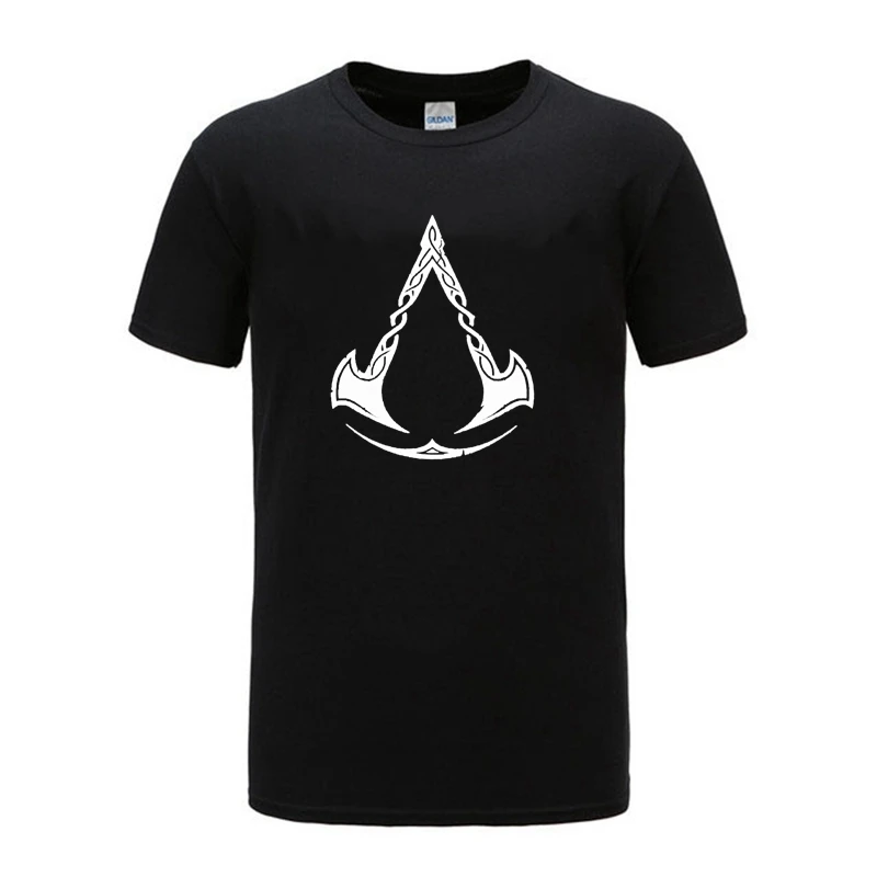 Хлопковый дышащий топ с коротким рукавом и креативным принтом для мужчин женщин